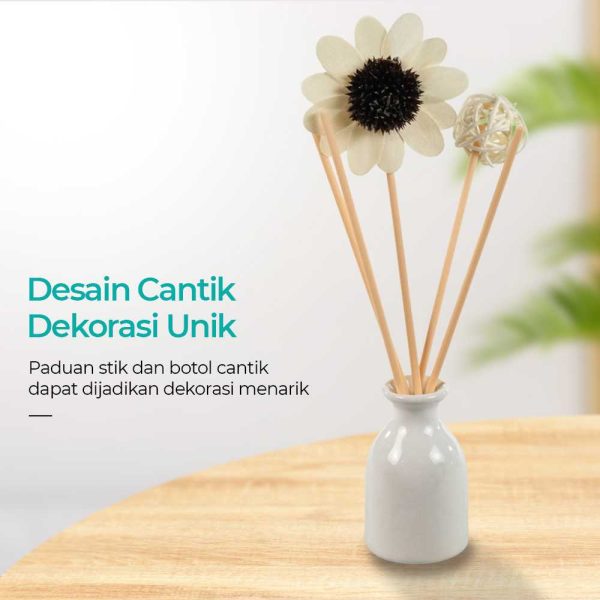 Taffware HUMI Pengharum Ruangan Reed Diffuser with Stick 30ml - 2023