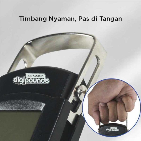 Taffware Digipounds Timbangan Tas Gantung Digital Scale 50kg 0.01kg - WH-A08