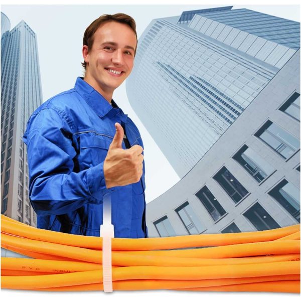 TaffGUARD Kabel Ties Zip Cable Organizer Reusable 8x400mm 100 PCS - NL816