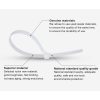 TaffGUARD Kabel Ties Zip Cable Organizer Reusable 8x250mm 100 PCS - NL816
