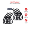 TaffGUARD Kabel Ties Zip Cable Organizer Reusable 8x300mm 100 PCS - NL816