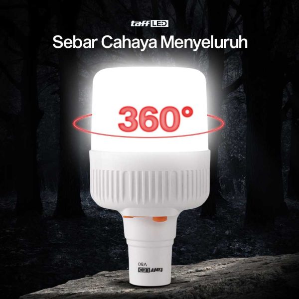 TaffLED Lampu LED Camping Gantung Waterproof Natural White 50W - V-50