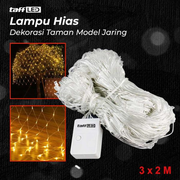 TaffLED Lampu Hias Lights Decoration USB Plug 3 x 2 Meter - EK-04