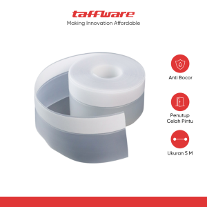 TaffHOME Lakban Rubber Flex Door Seal Strip Bottom Waterproof - TP39