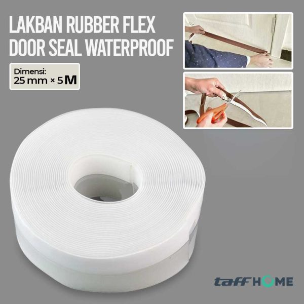 TaffHOME Lakban Rubber Flex Door Seal Strip Bottom Waterproof - TP39