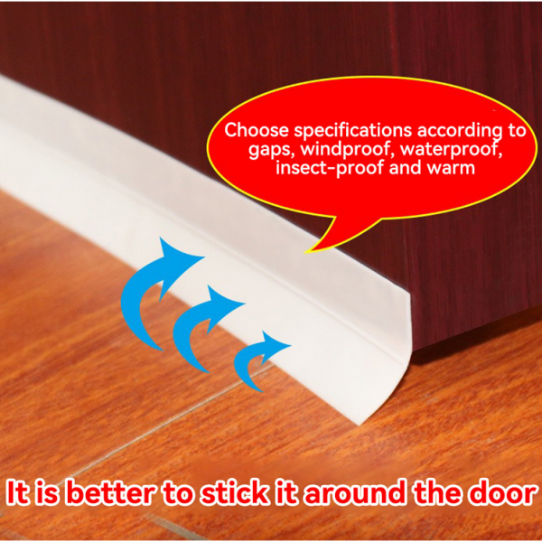TaffHOME Lakban Rubber Flex Door Seal Strip Bottom Waterproof - TP39