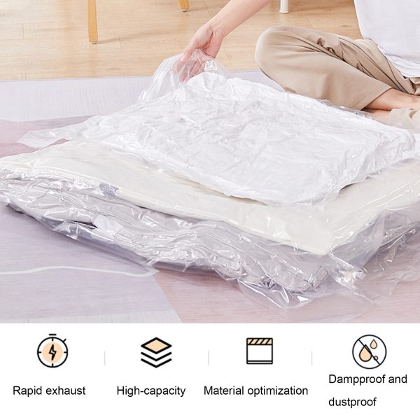 TaffPACK Kantong Plastik Pakaian Baju Selimut Laundry Vacuum Bag - YB11