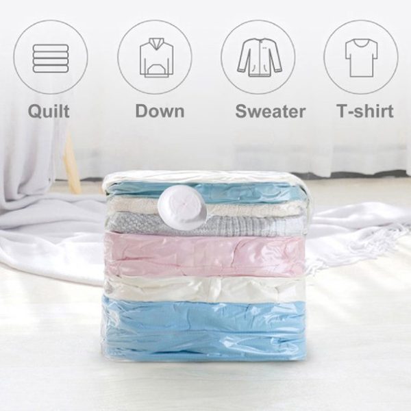 TaffPACK Kantong Plastik Pakaian Baju Selimut Laundry Vacuum Bag - YB11