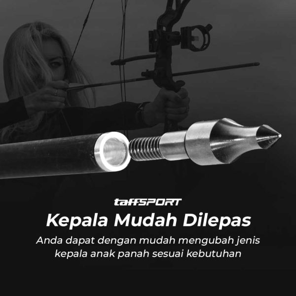 TaffSPORT Anak Panah Carbon Sport Equipment Spine 500 30 Inch 1 PCS
