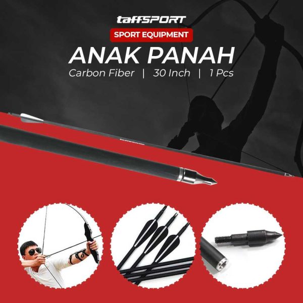 TaffSPORT Anak Panah Carbon Sport Equipment Spine 500 30 Inch 1 PCS