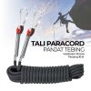 TaffSPORT Tali Paracord Panjat Tebing Climbing Rope 10mm Steel Buckle - P4