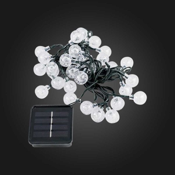 TaffLED Lampu Hias Dekorasi String Solar Panel 30 LED 8 Mode 6.5M - 896