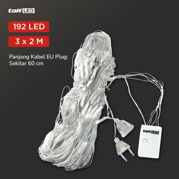 TaffLED Lampu Hias Lights Decoration USB Plug 3 x 2 Meter - EK-04