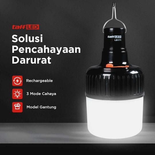 TaffLED Lampu Emergency Camping 10W 1200mAh