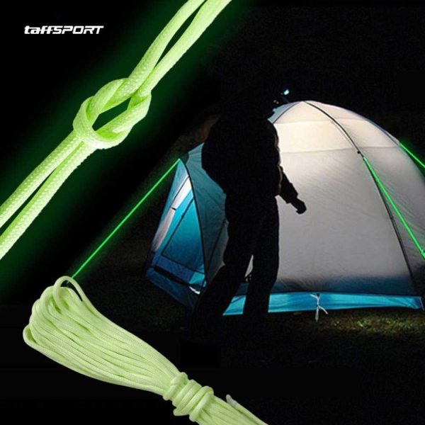 TaffSPORT Tali Paracord Tenda Camping Luminous 7 Core 4mm 10M - SS02