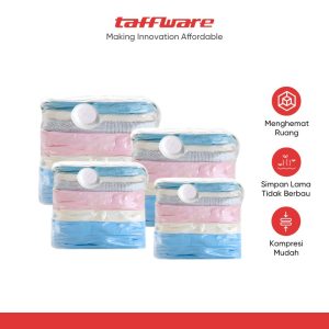 TaffPACK Kantong Plastik Pakaian Baju Selimut Laundry Vacuum Bag - YB11