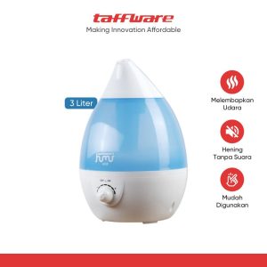 Taffware Classic Drop 6 in 1 Ultrasonic Air Humidifier Aroma Therapy - HUMI H98