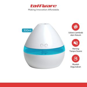 Taffware Aroma Therapy Air Humidifier Night Light 300ml - HUMI H296
