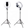 TaffSTUDIO Lampu Ring Light LED 3in1 Color Tripod Holder 25.5cm 12W - QX-260