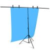 TaffSTUDIO Tripod T Backdrop Studio 150x200cm with 4 Clamp - DD-111