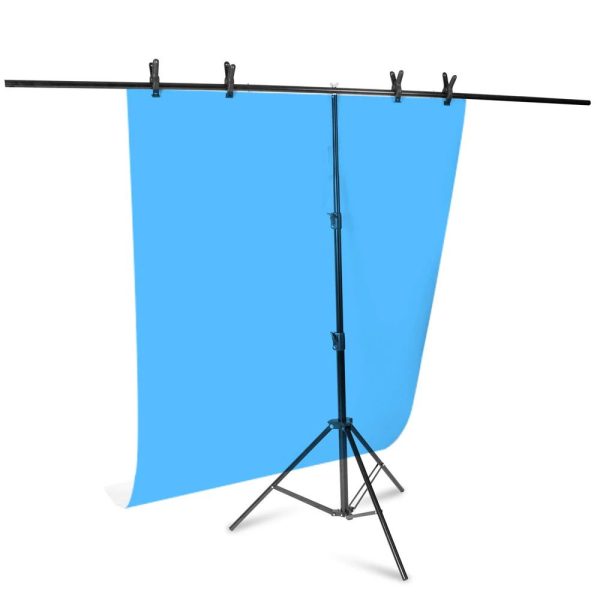 TaffSTUDIO Tripod T Backdrop Studio 150x200cm with 4 Clamp - DD-111