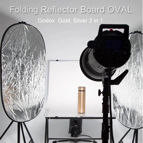 TaffSTUDIO Reflektor Cahaya Fotografi Studio 2in1 Foldable - TF21