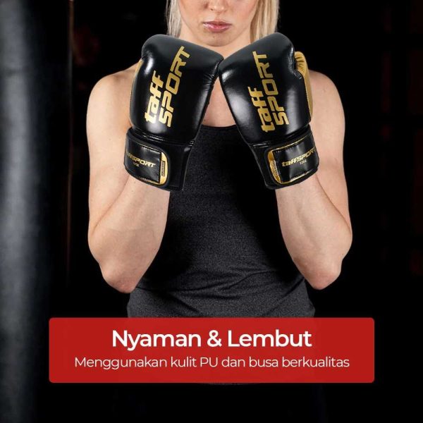 TaffSPORT Sarung Tangan Tinju MMA UFC Boxing Muay Thai Leather Glove - 12OZ
