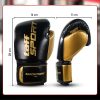 TaffSPORT Sarung Tangan Tinju MMA UFC Boxing Muay Thai Leather Glove - 12OZ