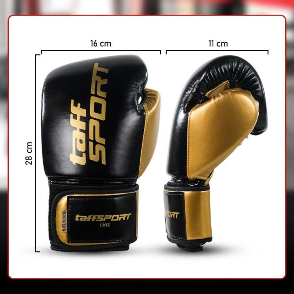 TaffSPORT Sarung Tangan Tinju MMA UFC Boxing Muay Thai Leather Glove - 12OZ