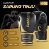 TaffSPORT Sarung Tangan Tinju Muay Thai Boxing MMA Breathable - PRO-BG-BN03