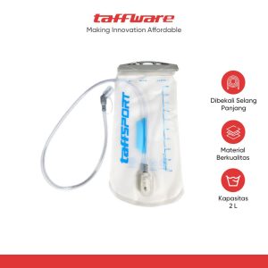 TaffSPORT Kantong Air Minum Water Bladder Hydration Pack Food Grade 2L - TFWB-20