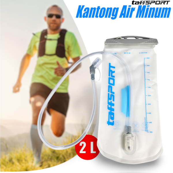 TaffSPORT Kantong Air Minum Water Bladder Hydration Pack Food Grade 2L - TFWB-20