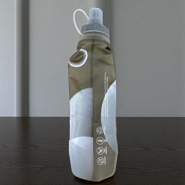 TaffSPORT Botol Minum Soft Flask Foldable Sport Water Bottle TPU 500ml - TS879