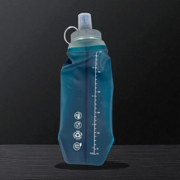 TaffSPORT Botol Minum Soft Flask Foldable Sport Water Bottle TPU 500ml - TF876
