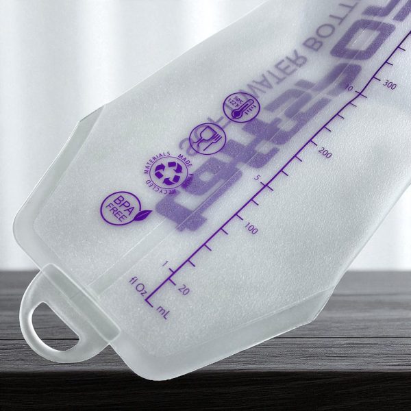 TaffSPORT Botol Minum Soft Flask Foldable Sport Water Bottle TPU 500ml - TF500