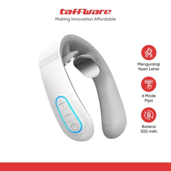 TaffOmicron Alat Pijat Leher Neck Massager Compress 6 Mode 15 Level - F6