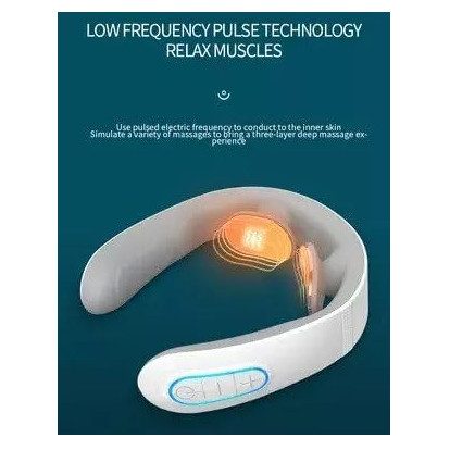 TaffOmicron Alat Pijat Leher Neck Massager Compress 6 Mode 15 Level - F6