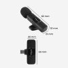 TaffSTUDIO Mikrofon Wireless Lavalier Microphone USBTypeC 2.4GHz 2 Mic - E60