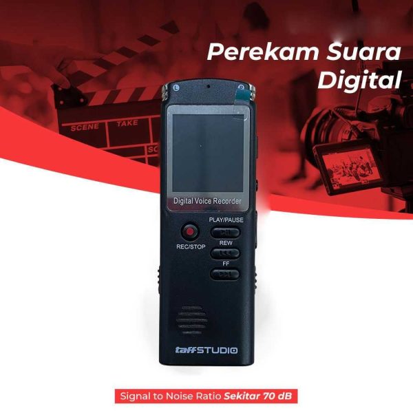 TaffSTUDIO Perekam Suara Digital Voice Recorder 8GB - T60