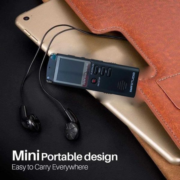TaffSTUDIO Perekam Suara Digital Voice Recorder 8GB - T60