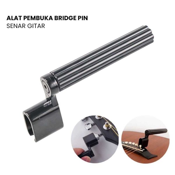 TaffSTUDIO Alat Pembuka Bridge Pin Senar Gitar - JF-102