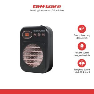 TaffSTUDIO Speaker Pinggang Bluetooth Voice Amplifier LED Wired - S25