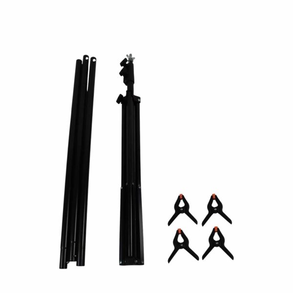 TaffSTUDIO Stand Background Backdrop T-Shape 4 Clamp - M139