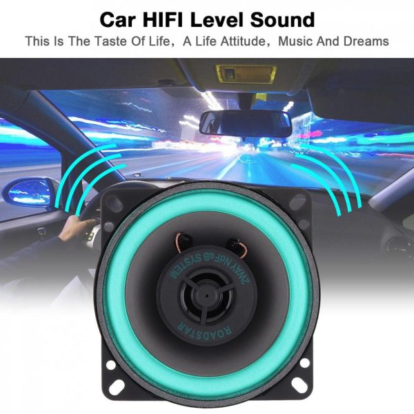 TaffSTUDIO Roadstar Speaker Coaxial Mobil HiFi 4 Inch 100W 1 PCS - VO-402