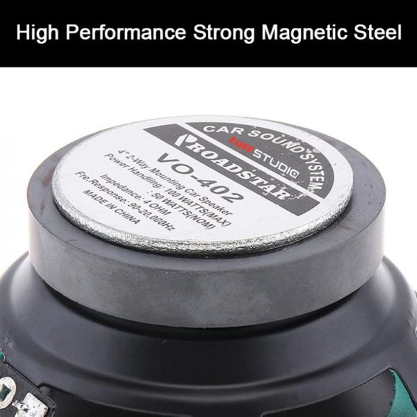 TaffSTUDIO Roadstar Speaker Coaxial Mobil HiFi 4 Inch 100W 1 PCS - VO-402