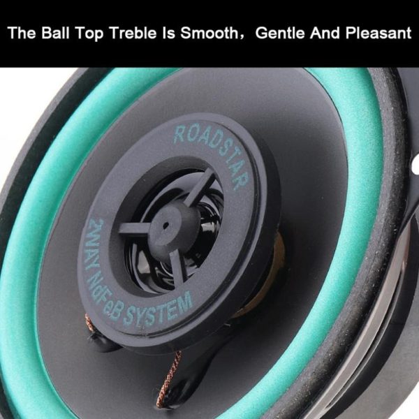 TaffSTUDIO Roadstar Speaker Coaxial Mobil HiFi 4 Inch 100W 1 PCS - VO-402