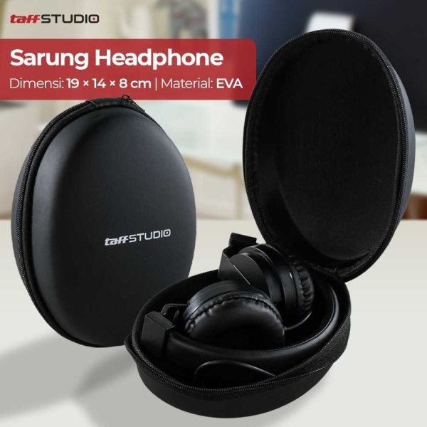 TaffSTUDIO Sarung Headphone EVA Universal Carrying Case - RV77