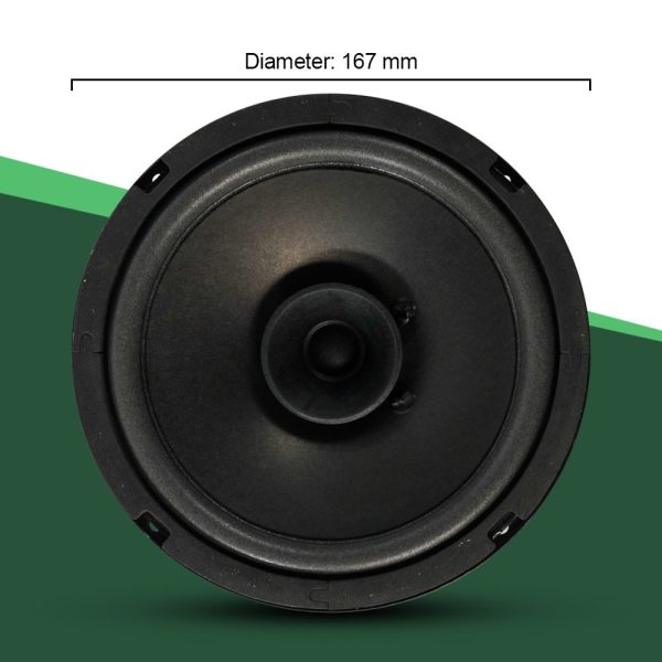 TaffSTUDIO Roadstar Speaker Subwoofer Mobil HiFi 6.5 Inch 160W 1 PCS - VO-601