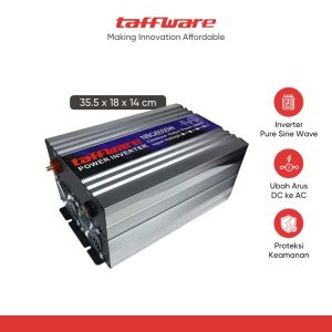 Taffware Power Inverter Mobil Pure Sine Wave DC 60V to AC 220V 6000W - NBQ6000W