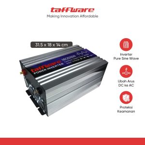 Taffware Power Inverter Mobil Pure Sine Wave DC 60V to AC 220V 5000W - NBQ5000W